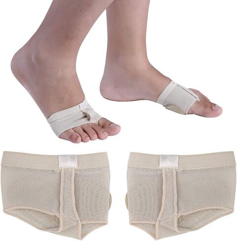 Half Sole Dance Shoes Dance Foot, 1 Pair Dance Pad Shoes Half Sole Foot Toe for Ballet Belly(L) in Kuwait
