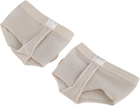 Half Sole Dance Shoes Dance Foot, 1 Pair Dance Pad Shoes Half Sole Foot Toe for Ballet Belly(L) in Kuwait