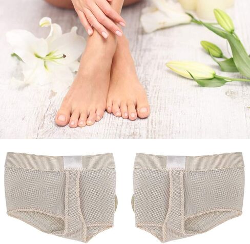 Half Sole Dance Shoes Dance Foot, 1 Pair Dance Pad Shoes Half Sole Foot Toe for Ballet Belly(L) in Kuwait