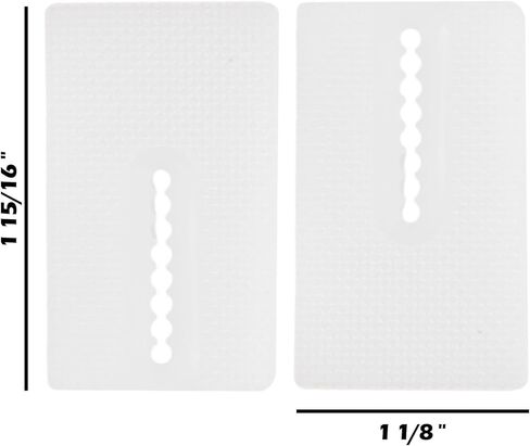 White Toilet Leveling Shims 8-Pack, Stackable Plastic Wedges for Stabilizing Furniture, Cabinets, Tables and Toilets, Easy to Cut and Install in Saudi Arabia