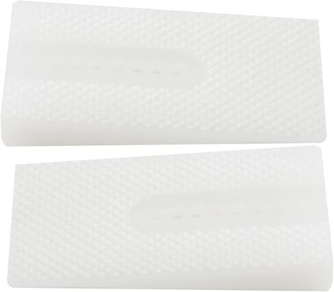 White Toilet Leveling Shims 8-Pack, Stackable Plastic Wedges for Stabilizing Furniture, Cabinets, Tables and Toilets, Easy to Cut and Install in Saudi Arabia