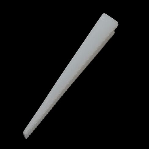 White Toilet Leveling Shims 8-Pack, Stackable Plastic Wedges for Stabilizing Furniture, Cabinets, Tables and Toilets, Easy to Cut and Install in Saudi Arabia