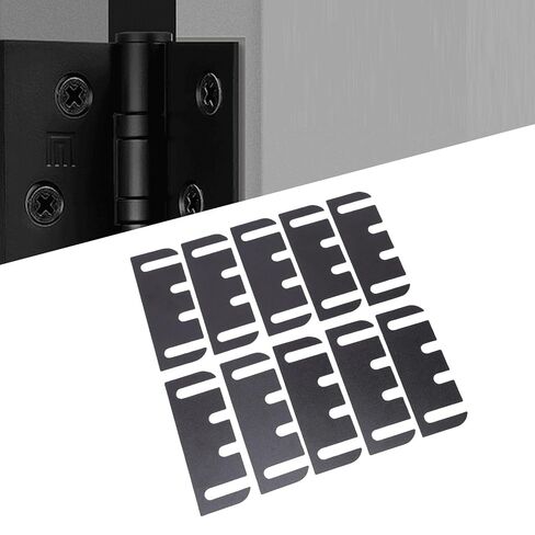 10pcs Door Hinge Shims, 5/8 Inch Hinge Shims for Doors Filling Gaps Align Prevents Air Leakage in Saudi Arabia