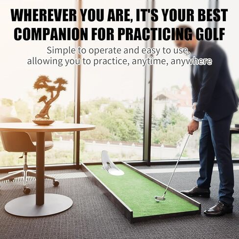 Indoor Putting Trainer—Portable Foldable Putting Practice Equipment for Perfecting Your Swing Premium Golf Training aid for Home/Office use in Kuwait