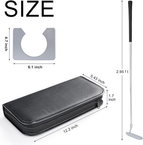 لعبة الجولف الصغيرة للأماكن المغلقة - لعبة مع مضرب، مجموعة لعب داخلية صغيرة للمبتدئين، مجموعة أدوات الجولف للمكتب in Kuwait