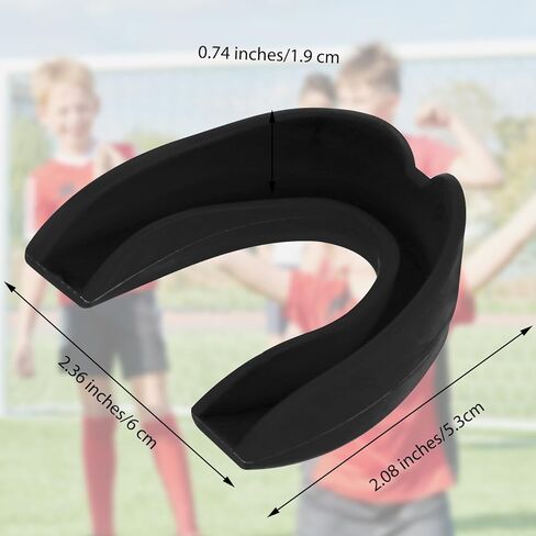 4 Pack Sports Mouth Guards Athletic Mouthpiece Sport Teeth Armor Gum Protector Bite Mouthguard for Football Soccer Boxing Hockey Karate Basketball Lacrosse Taekwondo Gear(Black) in Saudi Arabia