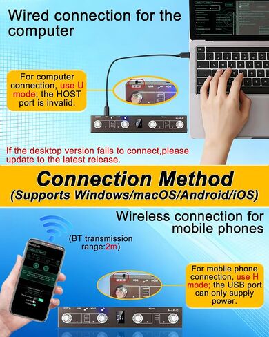 وحدة تحكم القدم M-VAVE Chocolate Plus MIDI، دواسة MIDI لاسلكية مع 4 مفاتيح قدم قابلة للبرمجة، دواسة تقليب الصفحات القابلة لإعادة الشحن BT لـ DAW، دواسة حلقة وموالف، متوافقة مع iOS Android Windows Mac in Kuwait