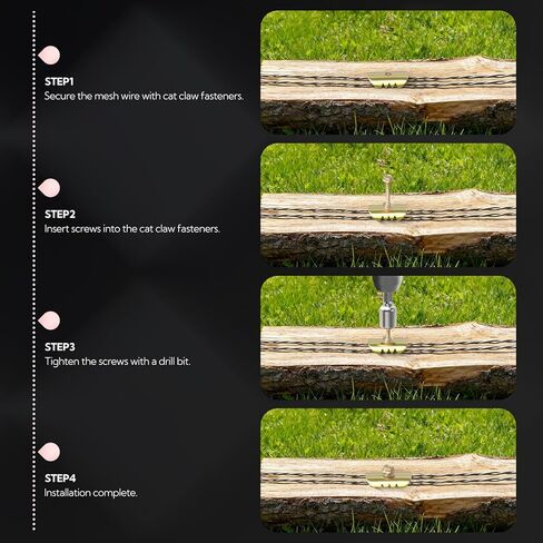 200 قطعة 1.5 بوصة مثبتات مخلب القطط، إعادة استخدام دبابيس السياج المجلفن مع مثقاب لشبكة سياج الأسلاك in Kuwait