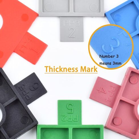 150 قطعة من الحشوات البلاستيكية للتسوية، حشوات حائط الفيديو، مجموعة فواصل البلاط على شكل حرف U 1 مم، 2 مم، 3 مم، 4 مم، 5 مم، 6 مم، حشوات بلاستيكية رفيعة لتركيب باب النافذة، أعمال النجارة in Kuwait