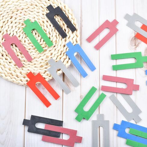 150 قطعة من الحشوات البلاستيكية للتسوية، حشوات حائط الفيديو، مجموعة فواصل البلاط على شكل حرف U 1 مم، 2 مم، 3 مم، 4 مم، 5 مم، 6 مم، حشوات بلاستيكية رفيعة لتركيب باب النافذة، أعمال النجارة in Kuwait