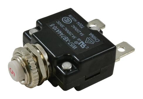 قاطع دائرة TE Connectivity W57-XB7A4A10-5؛ ثيرم. اضغط لإعادة الضبط؛ كور-رتغ 5A؛ لوحة؛ 1 القطب؛ الجهد الكهربي 250 فولت تيار متردد in Saudi Arabia