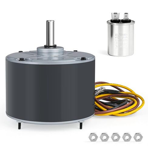 محرك مكيف Rv AC مع مكثف بديل مباشر لمحرك Coleman Mach RV AC Fan Motor Fasco D1092، 1468-306 7855MVA-A11U Y6L457D01L 1468A3069 7184-0156 إلخ، 1/3 HP 1675/1080 RPM 115V 3.4Amps 60 هرتز in Saudi Arabia