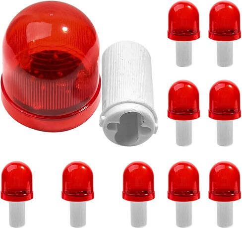 10PCS LED Traffic Cone Lights 360 Degree Emergency Flashing Light 3 Flashing Modes for Collapsible Cones Traffic Safety and Emergencies in Saudi Arabia