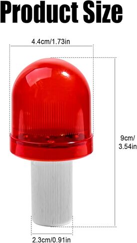 10PCS LED Traffic Cone Lights 360 Degree Emergency Flashing Light 3 Flashing Modes for Collapsible Cones Traffic Safety and Emergencies in Saudi Arabia