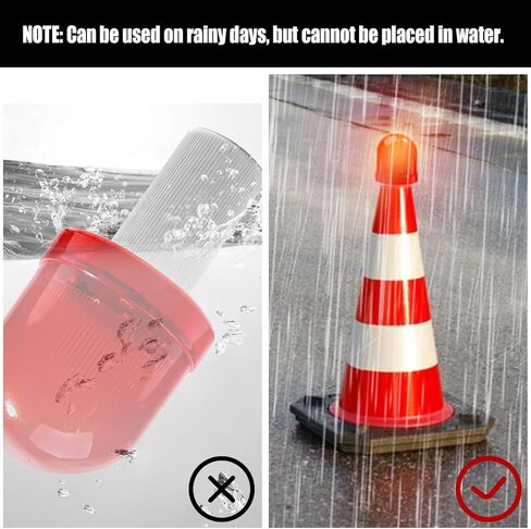 10PCS LED Traffic Cone Lights 360 Degree Emergency Flashing Light 3 Flashing Modes for Collapsible Cones Traffic Safety and Emergencies in Saudi Arabia