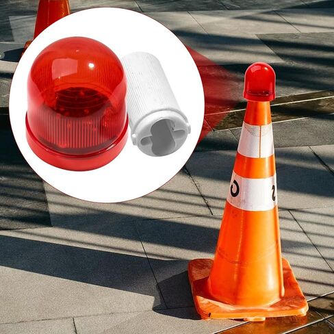 10PCS LED Traffic Cone Lights 360 Degree Emergency Flashing Light 3 Flashing Modes for Collapsible Cones Traffic Safety and Emergencies in Saudi Arabia