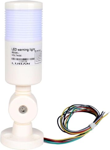 Industrial Warning Light 3 Color in 1 Layer Red Yellow Green Led Signal Steady Light with Buzzer Rotating Base in Saudi Arabia