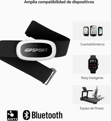 iGPSPORT HRM Bluetooth & ANT+ for Fitness Training Running Cycling Gym and Compatible with Garmin Polar Wahoo in Kuwait
