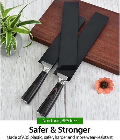 10pcs Universal Knife Edge Guards Set, Non-BPA Knife Sheath, Gentle on Your Blades in Kuwait