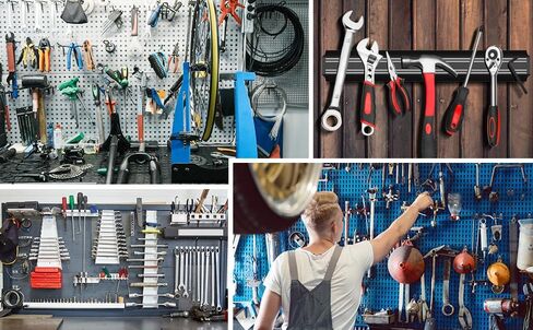 شرائط السكاكين المغناطيسية (15 بوصة × مجموعة من 2) شريط تخزين السكاكين المغناطيسي، حامل السكاكين، رف السكاكين، شريط السكاكين، حامل أدوات المطبخ، حامل الأدوات، رف السكاكين المغناطيسي متعدد الأغراض in Kuwait