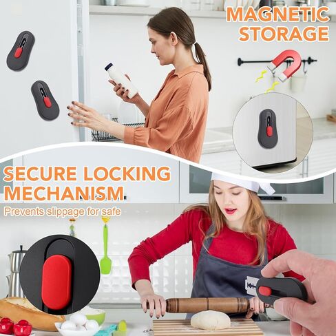 SUMAJU Magnetic Bread Lame with Extractable Blade - 20 Razor Blades,Dough Scoring Tool for Sourdough Breads baking & Bread Making Tools in Kuwait