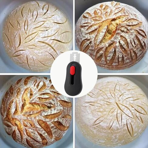 SUMAJU Magnetic Bread Lame with Extractable Blade - 20 Razor Blades,Dough Scoring Tool for Sourdough Breads baking & Bread Making Tools in Kuwait