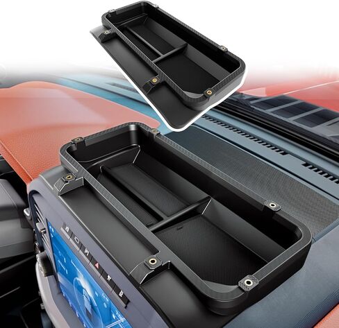 Dashboard Storage Organizer Compatible with 2025 Maverick Silicone Dash Insert Divider Storage Tray Behind Screen Dashboard Layer Storage Box for 2025 Maverick Accessories in Saudi Arabia