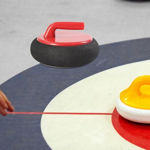 Colaxi Curling Stone Tabletop Curling Game,Compact Portable Travel Indoor Easy to Set up for Kids Adults Desktop Leisure Sports Game in Kuwait