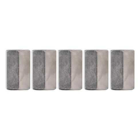 حزمة من 5 M16 x 2.0-Pitch 40mm طول متري عرافة اقتران الجوز 304 الفولاذ المقاوم للصدأ مترابطة بالكامل in Saudi Arabia