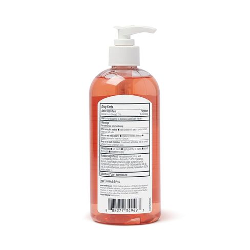 Medline Spectrum Clinical Antibacterial Liquid Hand Soap with 13% BZK, 16 oz. Pump Bottle, Case of 12 in Saudi Arabia