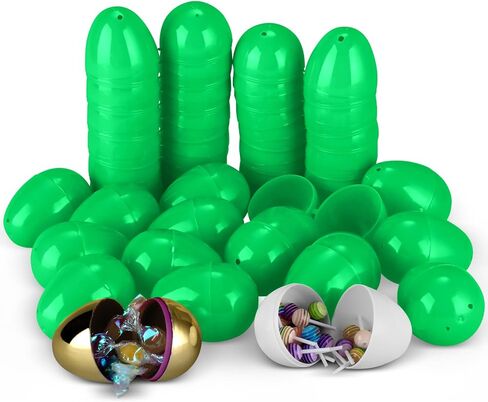 Hiboom 42 Pcs Fillable Easter Eggs Assortment Plastic Easter Surprise Eggs 40 Pcs Colored 1 Golden 1 White Egg Fillable Toys for Egg Hunt Party Favors(Purple) in Kuwait