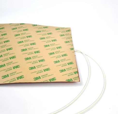 1Pcs 12V 24V 36V 220V Electric Silicone Rubber Heating Pads Blankets Sticker Heated Plate Mat Flexible Waterproof 3D Printer in Saudi Arabia