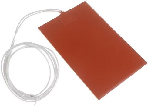 1Pcs 12V 24V 36V 220V Electric Silicone Rubber Heating Pads Blankets Sticker Heated Plate Mat Flexible Waterproof 3D Printer in Saudi Arabia
