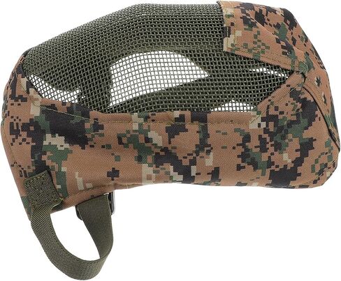 GARVALON Fencing Full Face Mask Steel Mesh Protective Gear Metal Facial Guard Lightweight Breathable Mesh Suitable for Fencing Training and Competition in Kuwait