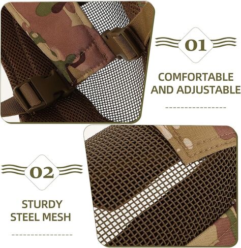 GARVALON Full Fencing with Steel Mesh Protective Cover, Hema Gear and Training, Sturdy Breathable Safety for Outdoor Sport in Kuwait