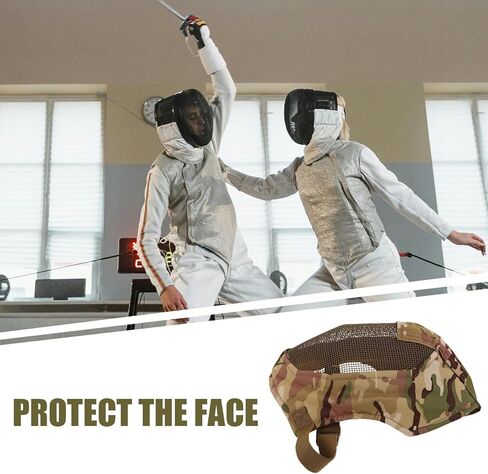 GARVALON Full Fencing with Steel Mesh Protective Cover, Hema Gear and Training, Sturdy Breathable Safety for Outdoor Sport in Kuwait