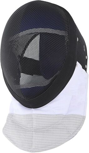 Fencing Sports Mask Reliable Protection Lightweight and Comfortable for Daily Practice and Competition Metal Mesh Black(S) (L) in Saudi Arabia
