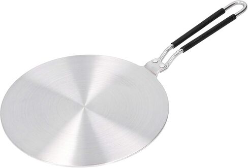 Stainless Steel Heat Diffuser Plate, Induction Cooker Adapter with Silicone Handle for Even Heat Distribution on Gas, Electric and Induction Stoves (24cm#) in Saudi Arabia