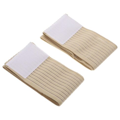 2Pcs Breathable Adjustable Ankle Brace Compression Wraps for Sports and Camping Skin Tone Protective Foot Heel Covers with Sweat Absorbing Material in Saudi Arabia