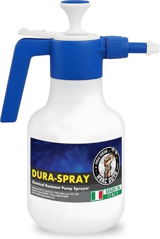 DuraSpray بخاخ مضخة تنظيف الملفات | بخاخ مضخة كيميائية محمولة بزاوية رش 360 درجة | فوهة قابلة للتعديل، أختام EPDM | سعة 48 أونصة in Kuwait