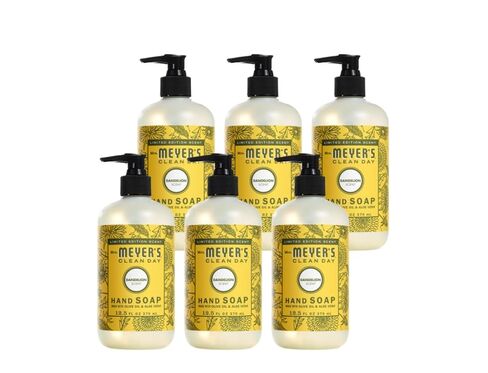 Mrs. MEYER'S CLEAN DAY Liquid Hand Soap, Lavender Scent, 12.5 Fl Oz (Pack of 6) in Kuwait