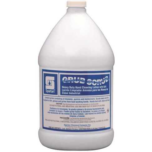 Grub Scrub Heavy Duty Hand Cleaning Lotion with Grit, Flat Top, 1 Gallon Bottle, 4 Bottles Per Case in Saudi Arabia