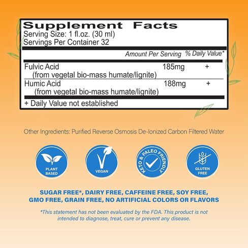 Vital Earth Minerals Detox & Wellness Support 2-Pack – Fulvic Humic Mineral Blend with 70+ Trace Minerals, Electrolytes, 14 Single-Serve Packs/Box in Kuwait