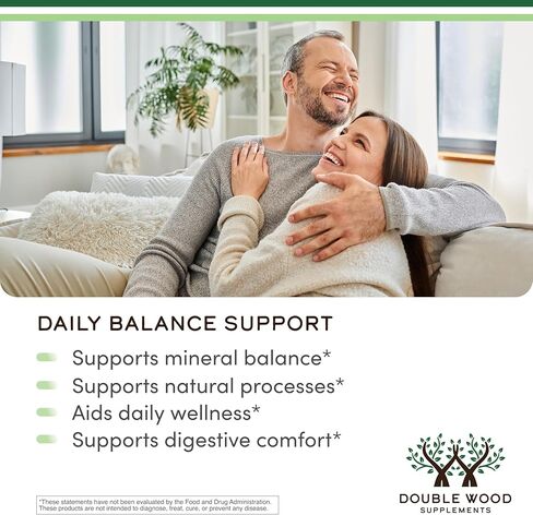 Double Wood Supplements Liquid Zeolite Detox, 200mg of Zeolite Clinoptilolite, with 600mcg of Vitamin B12 and 20mcg of Vitamin D in Saudi Arabia