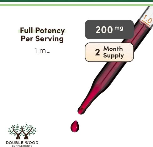 Double Wood Supplements Liquid Zeolite Detox, 200mg of Zeolite Clinoptilolite, with 600mcg of Vitamin B12 and 20mcg of Vitamin D in Saudi Arabia