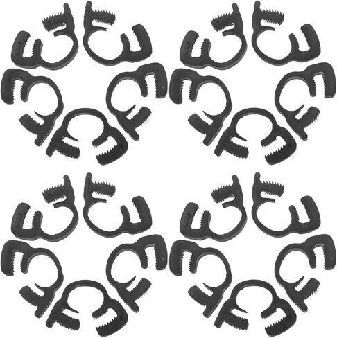 Alipis 20pcs Small Plastic Hose Clamps 9.1-10.2mm Double Gripping Ratcheting Tube Clasp for Plumbing Pipe Fastening and Automotive Tube Support in Saudi Arabia