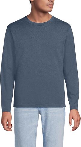 Lands' End Men's Long Sleeve American-Grown Supima Cotton Tee in Kuwait