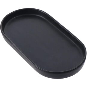 قطعة واحدة من صينية توزيع الصابون الدائرية باللون الأسود غير اللامع من السيراميك، زجاجة لوشن متعددة الأغراض، زجاجة توزيع مطهر لليدين، صينية كوب لغسول الفم لحوض المطبخ، الحمام in Kuwait