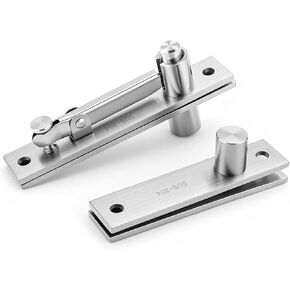 Heavy Duty Pivot Hinge Hidden Door Hinge Invisible Door Hinges for Secret Doors Rotating Bookcase Door Bookshelf Doors with 360 Degree Stainless Steel Brushed Nickle 1 Pack in Kuwait