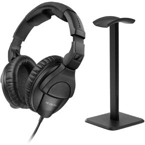 سماعات رأس Sennheiser HD 280 Pro ذات شاشة محيطية مغلقة من الخلف، مع حامل سطح المكتب، أسود in Kuwait